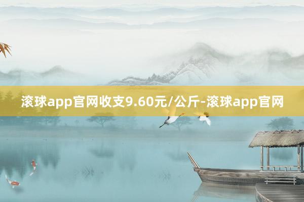 滚球app官网收支9.60元/公斤-滚球app官网